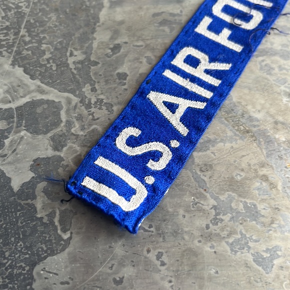 U.S. AIR FORCE blue tape patch, vintage - Picture 4 of 9